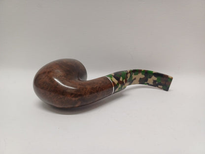 Pipa SAVINELLI Camouflage 614 | Billiard | Curva | Finissaggio Liscio