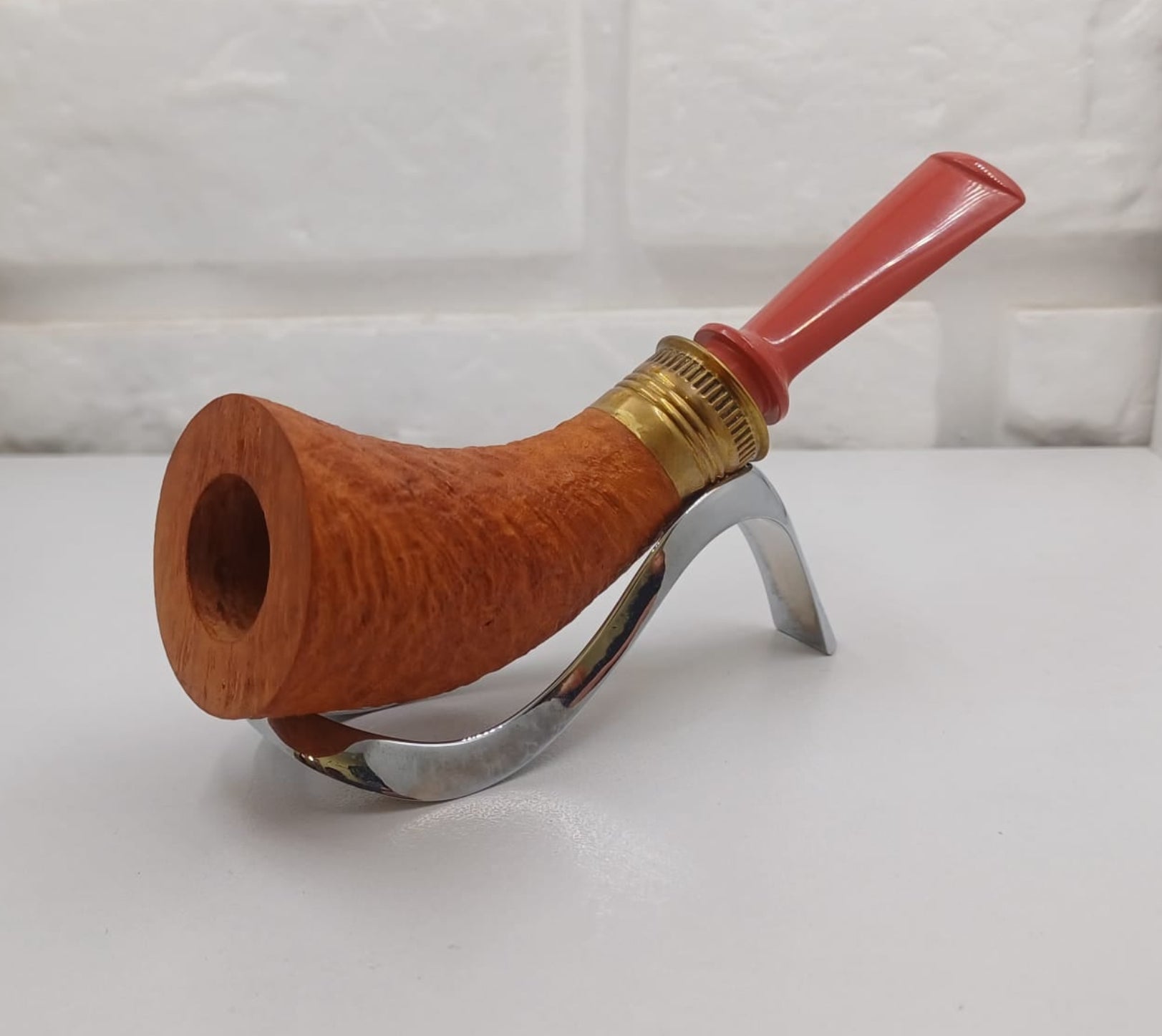Aska Pipa Artigianale Sabbiata Horn Bossolo
