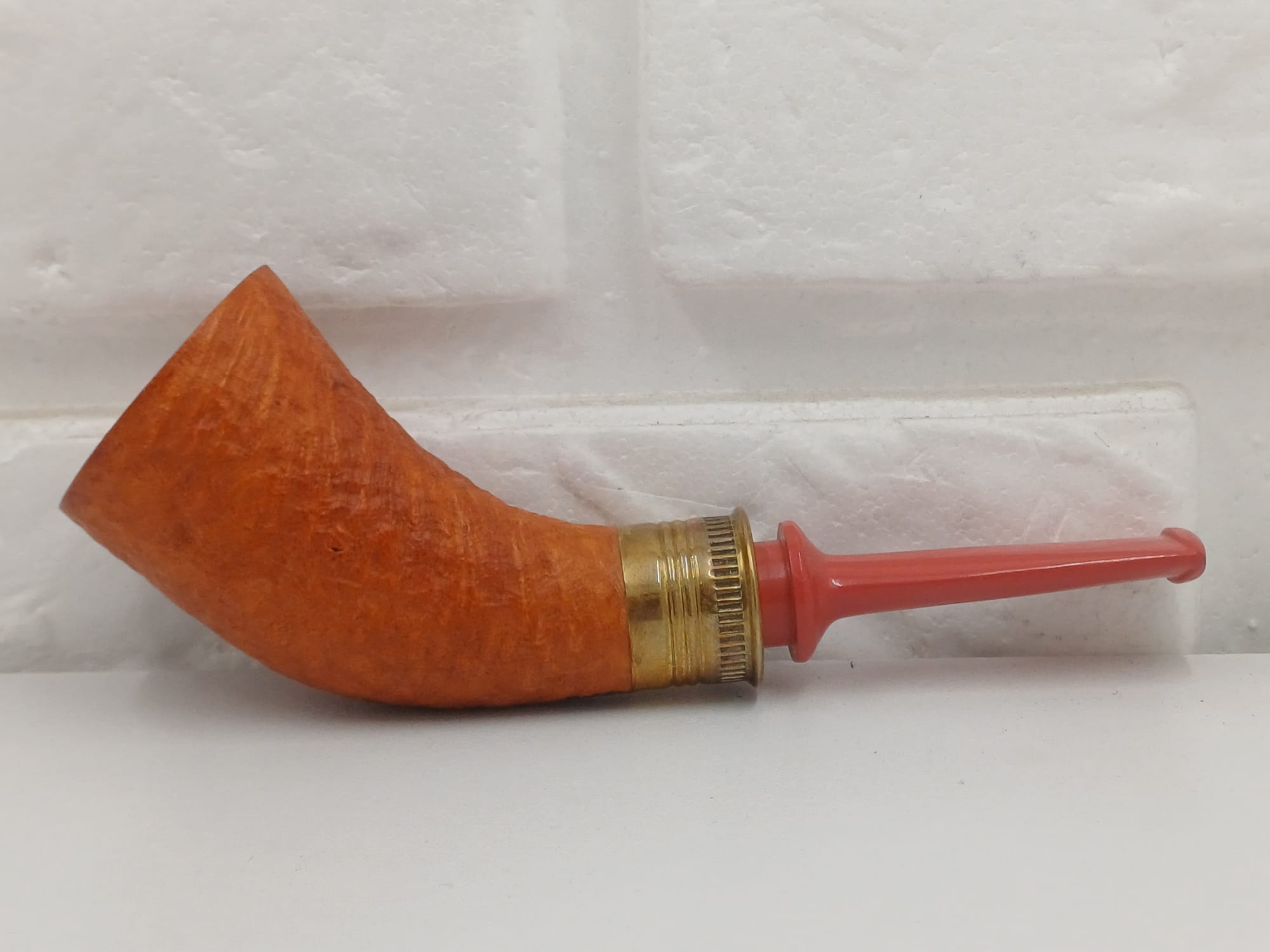 Aska Pipa Artigianale Sabbiata Horn Bossolo