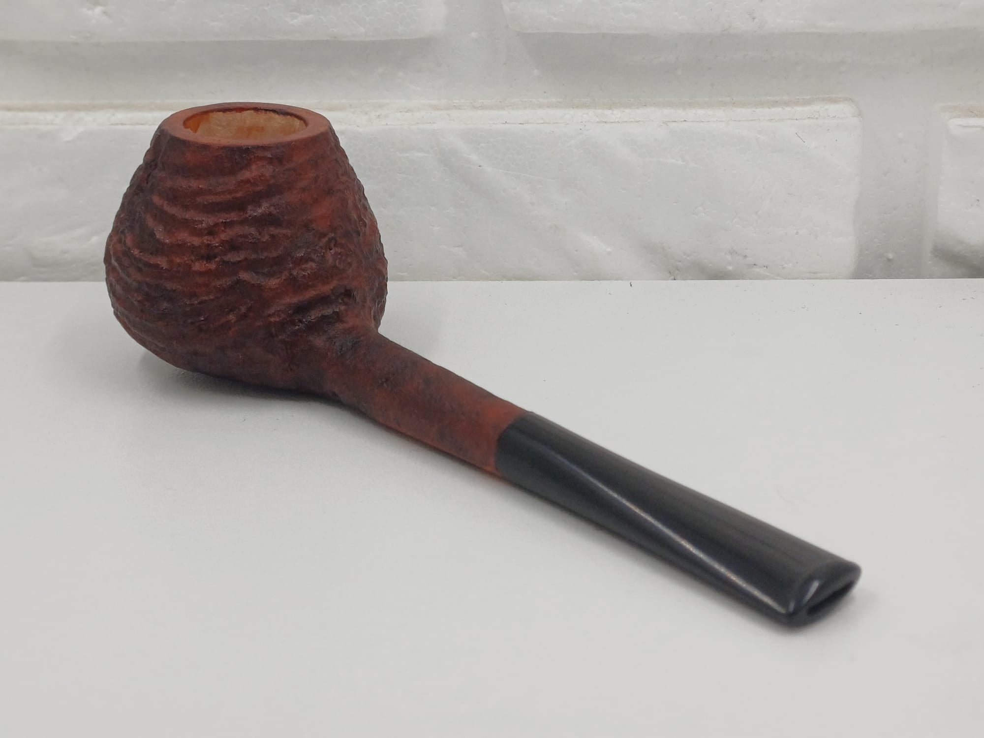 Aska Pipa Artigianale Brandy Sabbiata Cuore