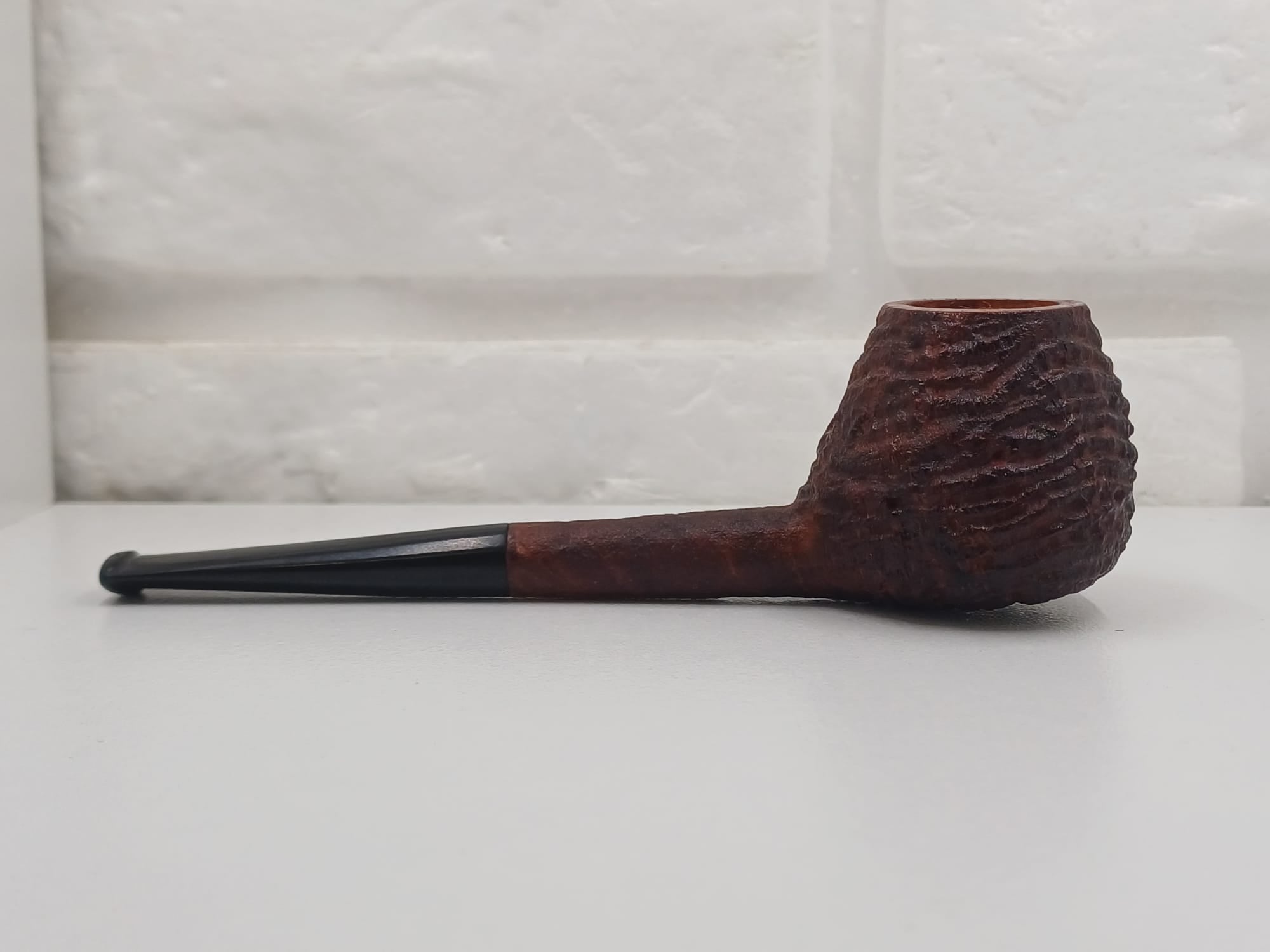 Aska Pipa Artigianale Sabbiata Chimney Ruvida
