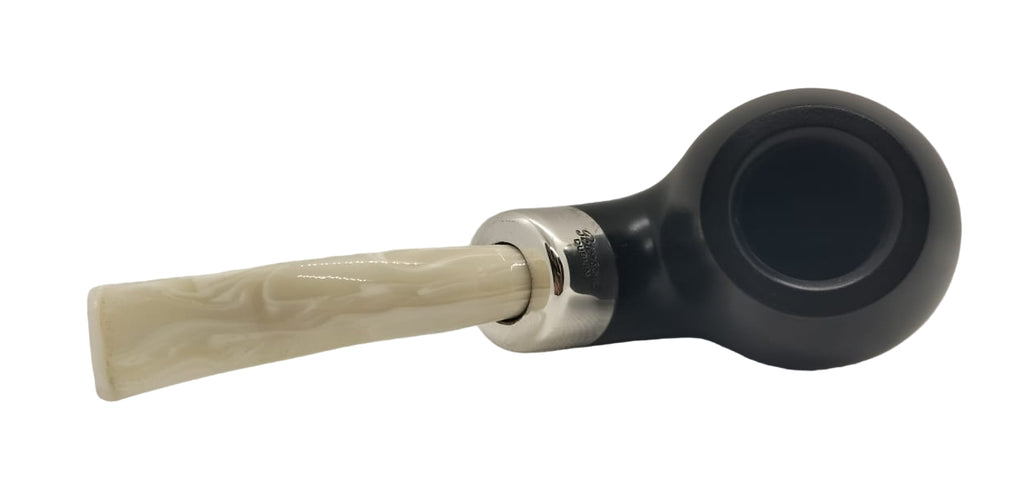 Pipa Peterson Army Ebony XL02 White M/P Fishtail Senza Filtro