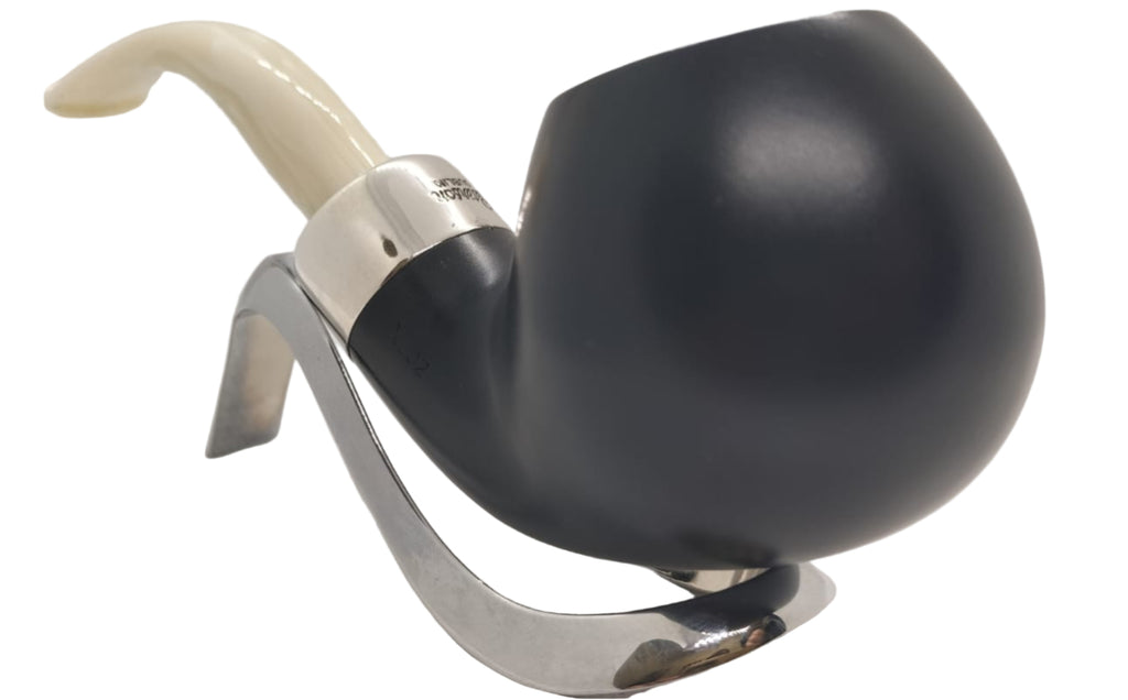 Pipa Peterson Army Ebony XL02 White M/P Fishtail Senza Filtro