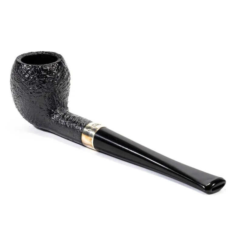 Pipa Peterson Junior Sandblasted Silver Mounted Pear Fishtail