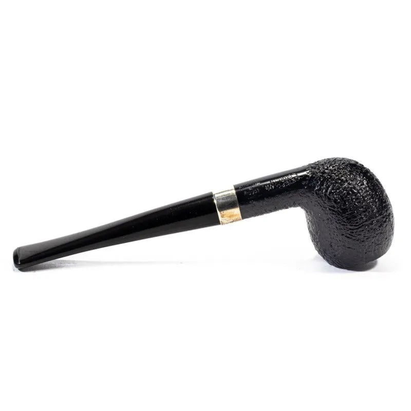 Pipa Peterson Junior Sandblasted Silver Mounted Pear Fishtail