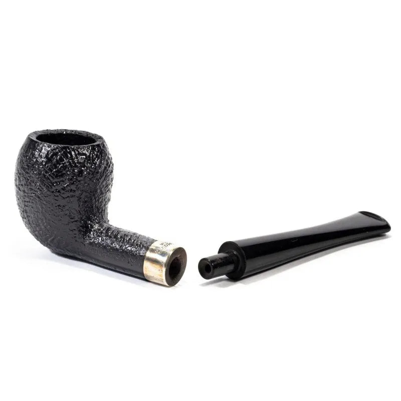Pipa Peterson Junior Sandblasted Silver Mounted Pear Fishtail