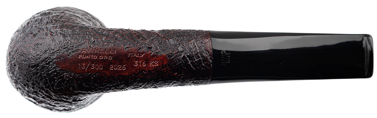 Pipa Savinelli Punto Oro Gold Sabbiata Modello 316 KS (Bent Pot) | Edizione Limitata 2026 Numerata 3