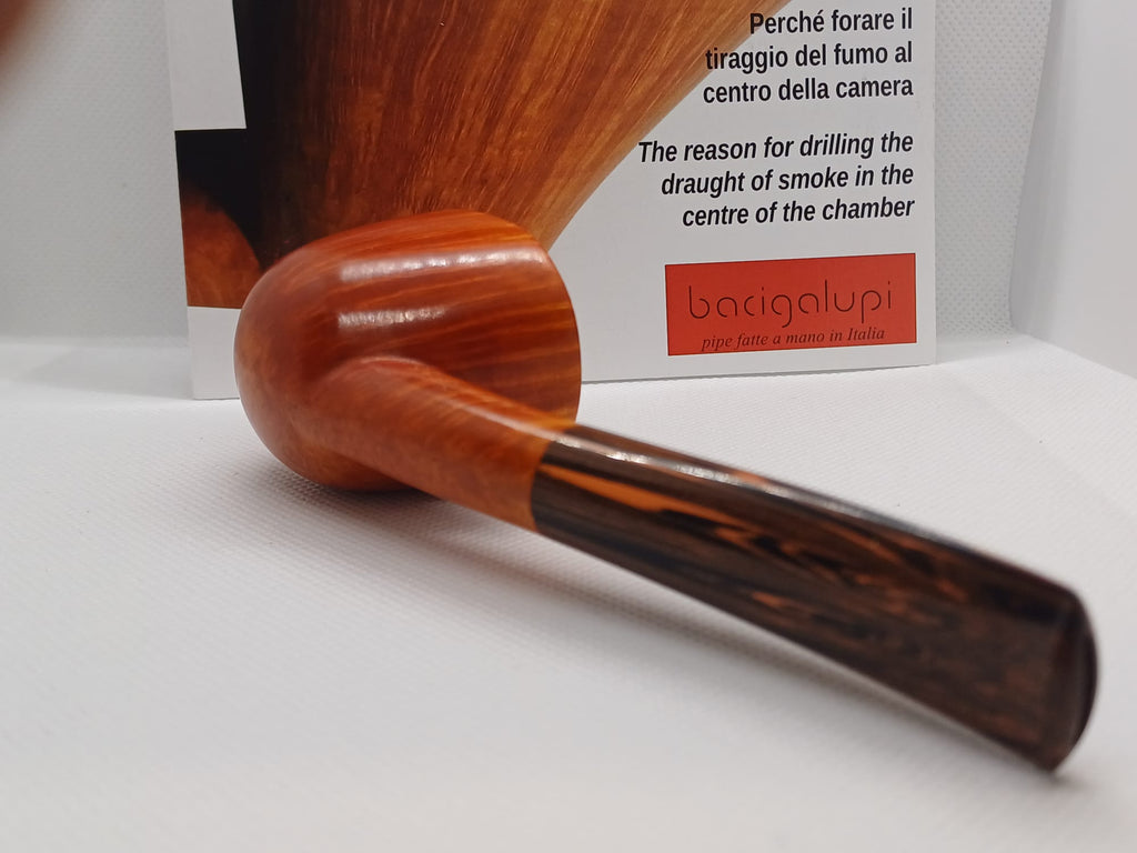 Bacigalupi Artisan Pipe Calabash Reverse Sandblasted 1 Sail