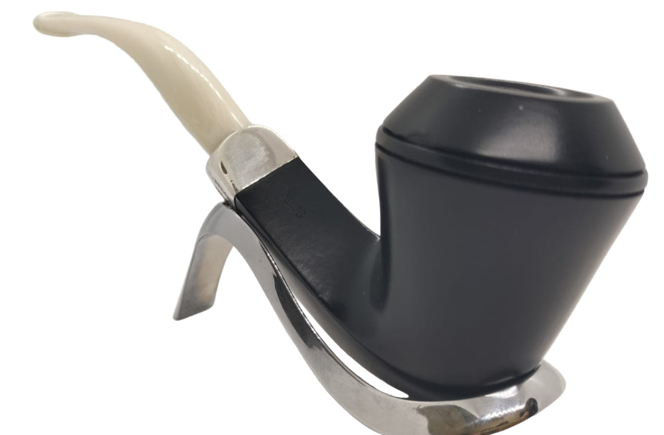 Pipa Peterson Army Ebony XL26 White M/P Fishtail Senza Filtro