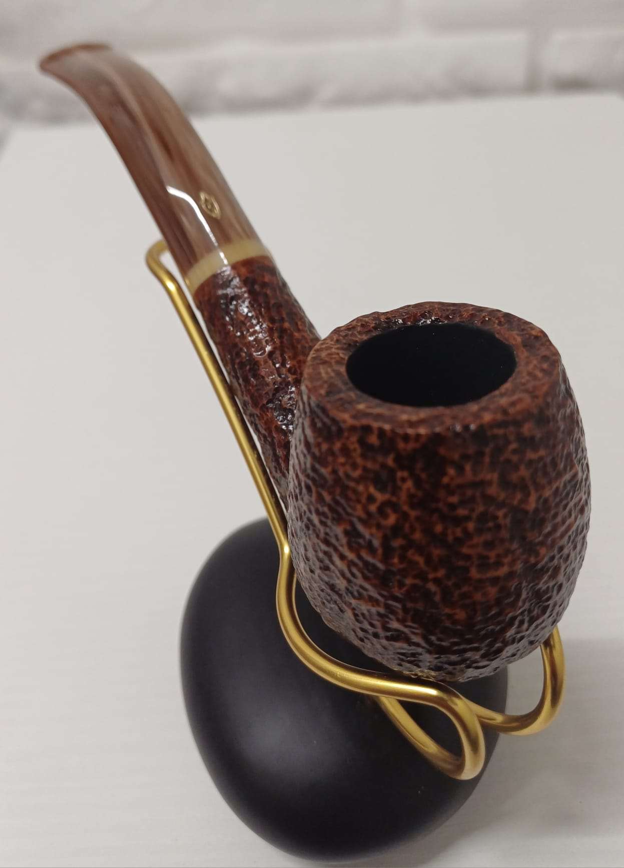 Pipa SAVINELLI Dolomiti Rusticata 602 | Regolare| Billiard | Curva | Finissaggio Liscio