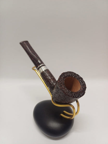 Pipe SAVINELLI Ivory 606 | Roomy | Billiards | Curve | KING SIZE | Smooth burgundy finish