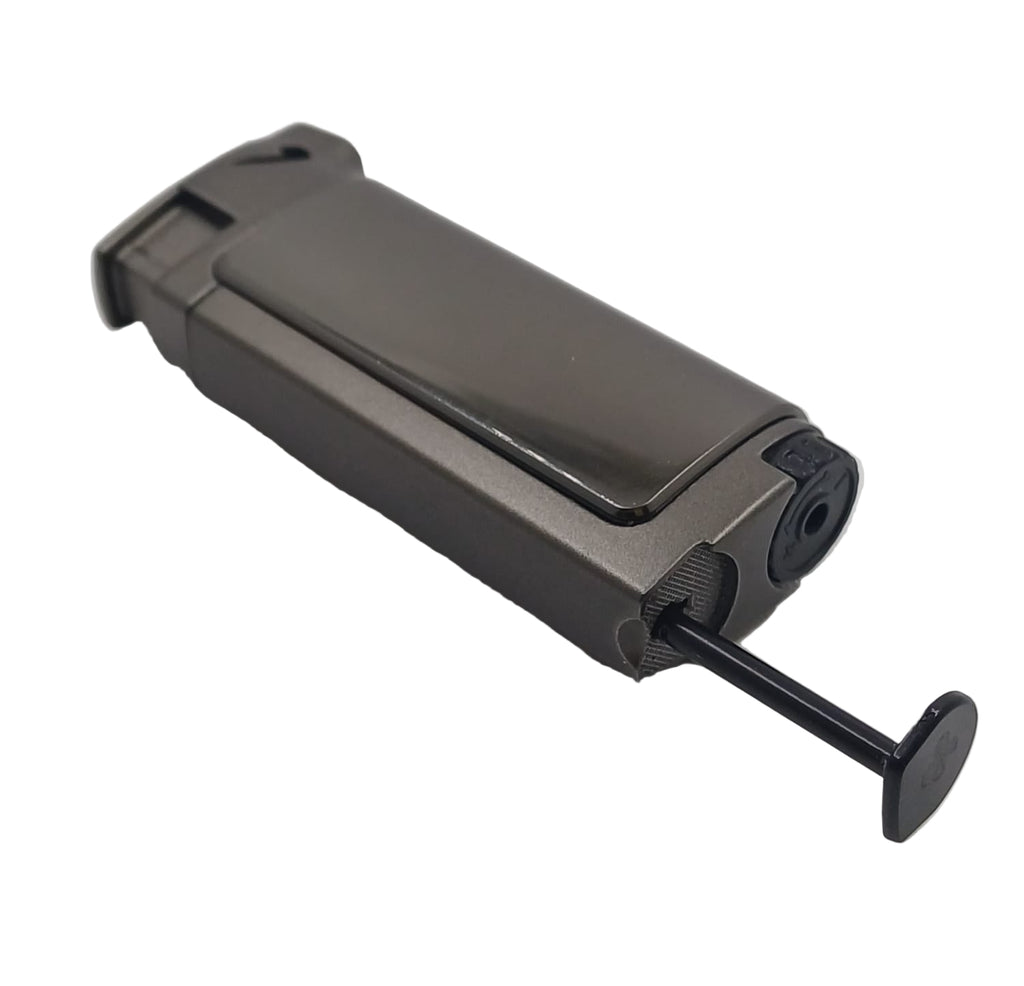 Cool Refillable Cigar Lighter 3 Jet Flame Cuban Flag