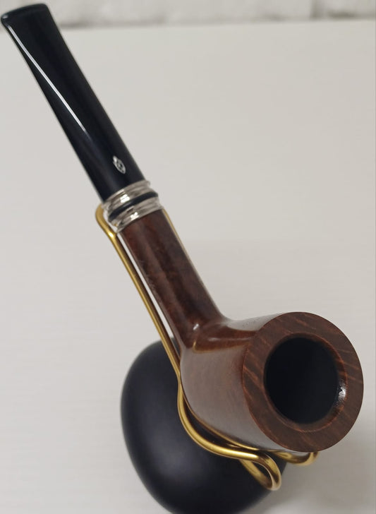 Pipa SAVINELLI Desigual Liscia 140 | King Size | Billiard | Dritta | con Vera in alluminio e anelli in gomma colorati