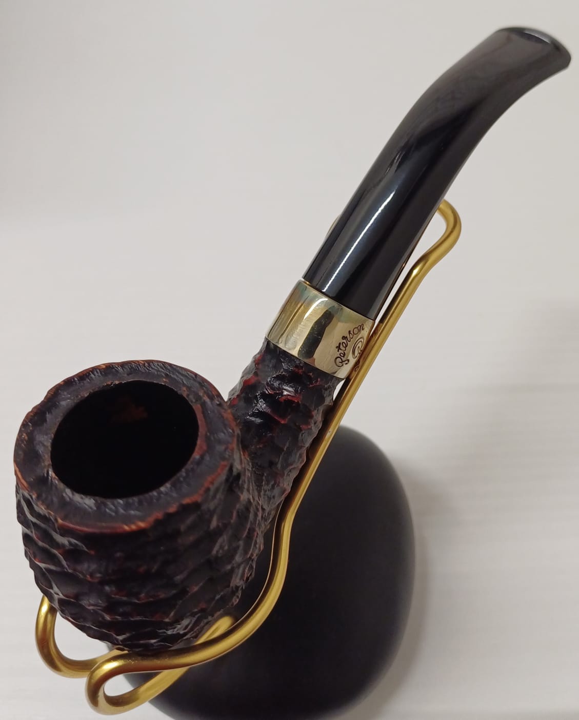 Pipa Peterson Donegal Rocky 65 Fishtail | Bent Billiard | Rusticata | Radica Eccellente | Curva