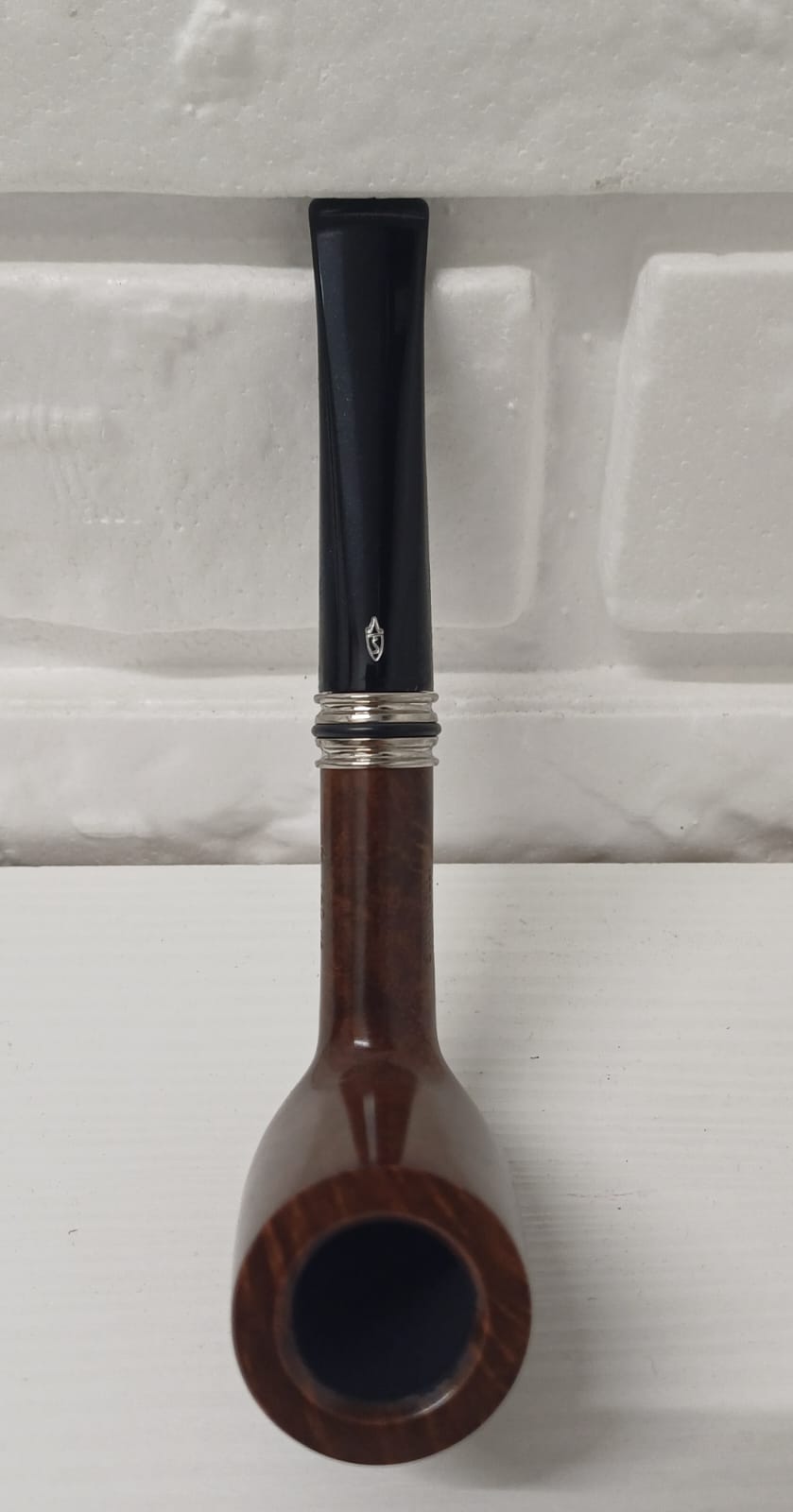 Pipa SAVINELLI Desigual Liscia 140 | King Size | Billiard | Dritta | con Vera in alluminio e anelli in gomma colorati