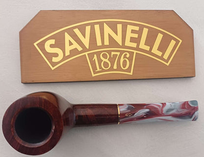 Savinelli Pipa Vigna Liscia Marrone 6 mm 141 KS - SmokenStore.com