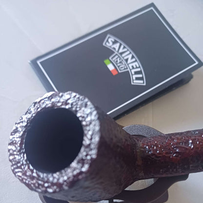 Savinelli Pipa Oceano Rusticata 804 KS - SmokenStore.com