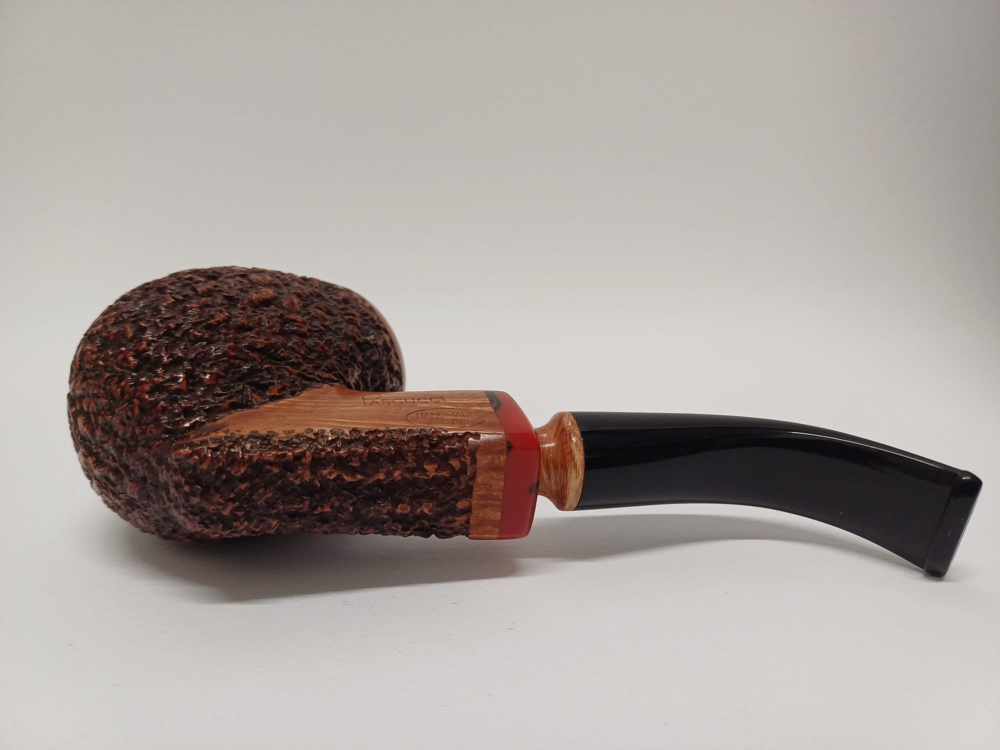 Mario Pascucci Pipa Rusticata - Vera in Plexiglass