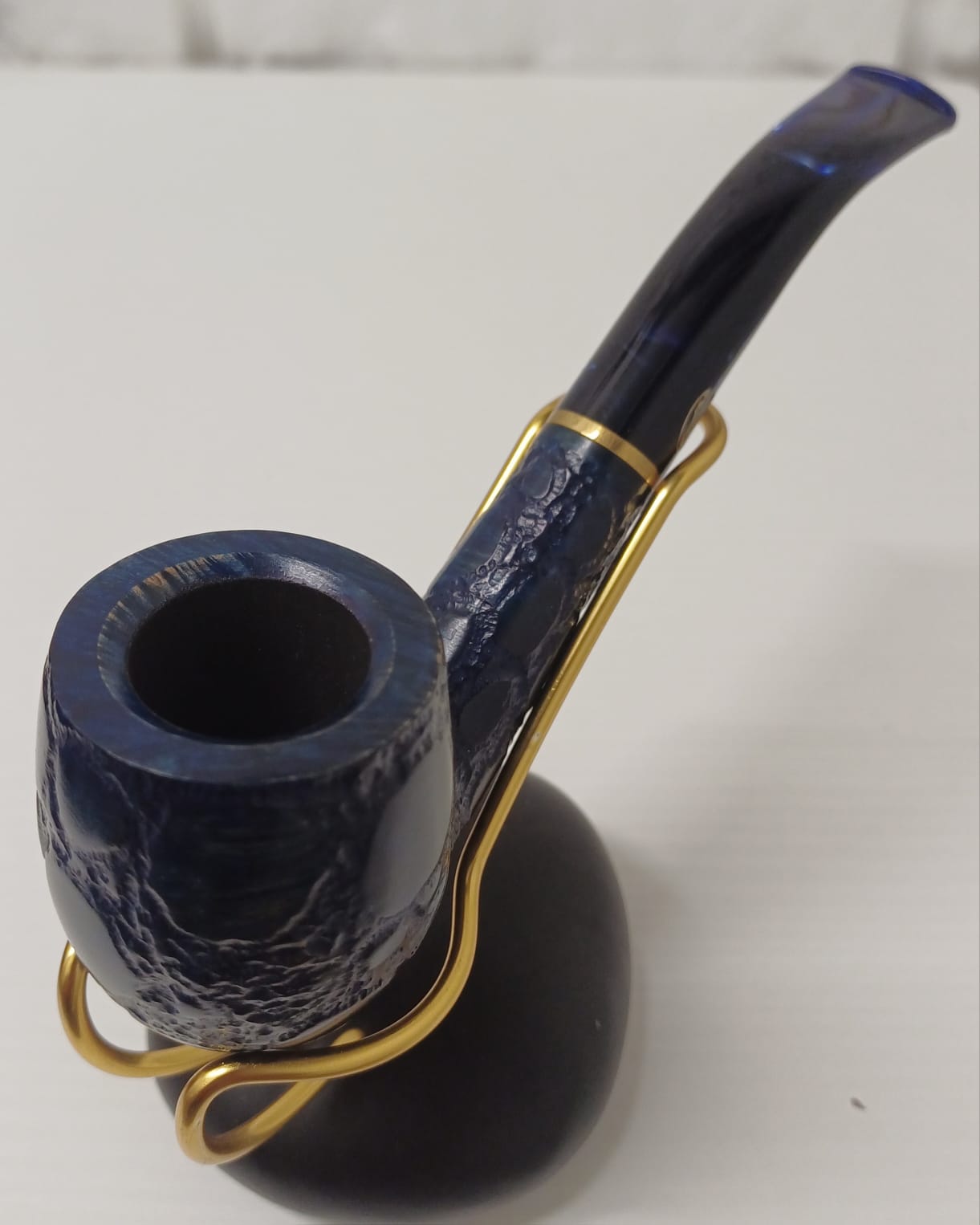 Pipe SAVINELLI Ivory 606 | Roomy | Billiards | Curve | KING SIZE | Smooth burgundy finish
