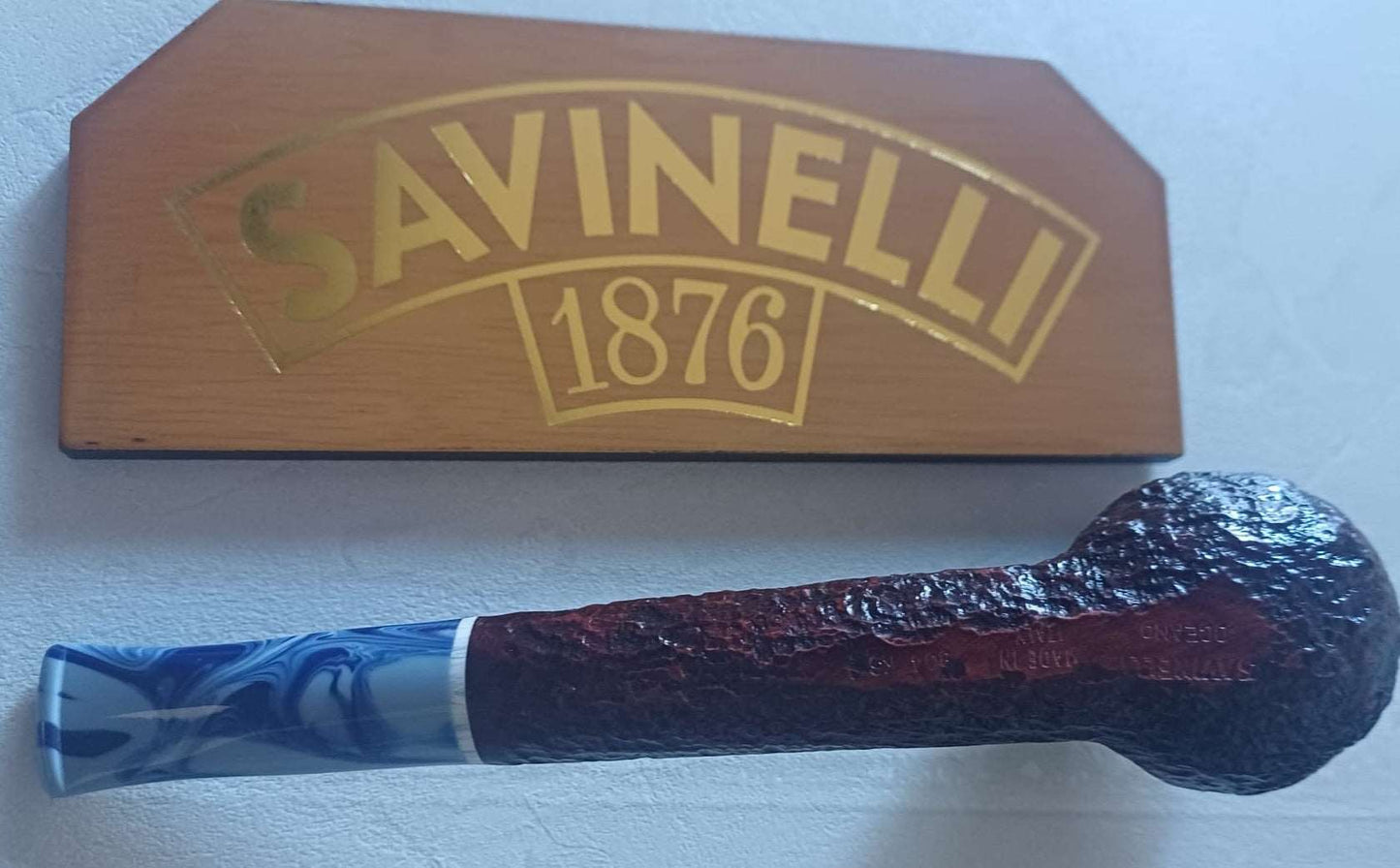 Savinelli Pipa Oceano Rusticata 804 KS - SmokenStore.com