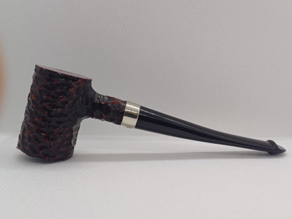 Pipa Peterson Speciality Rusticated Nickel Mounted Tankard P-Lip