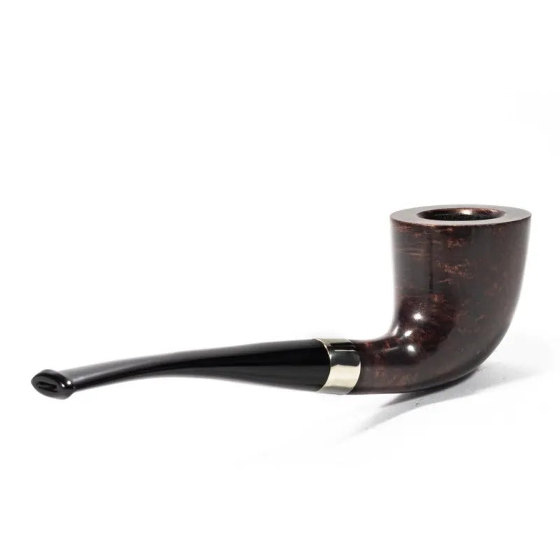 Pipa Peterson Aran Smooth Nickel Mounted (129) Fishtail Bent Dublin