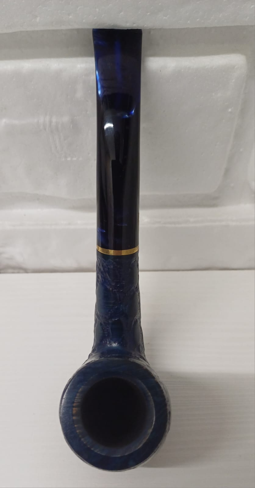 Pipa SAVINELLI Alligator Blu 606 KS | King Size | Billiard | Curva | Finissaggio Panel