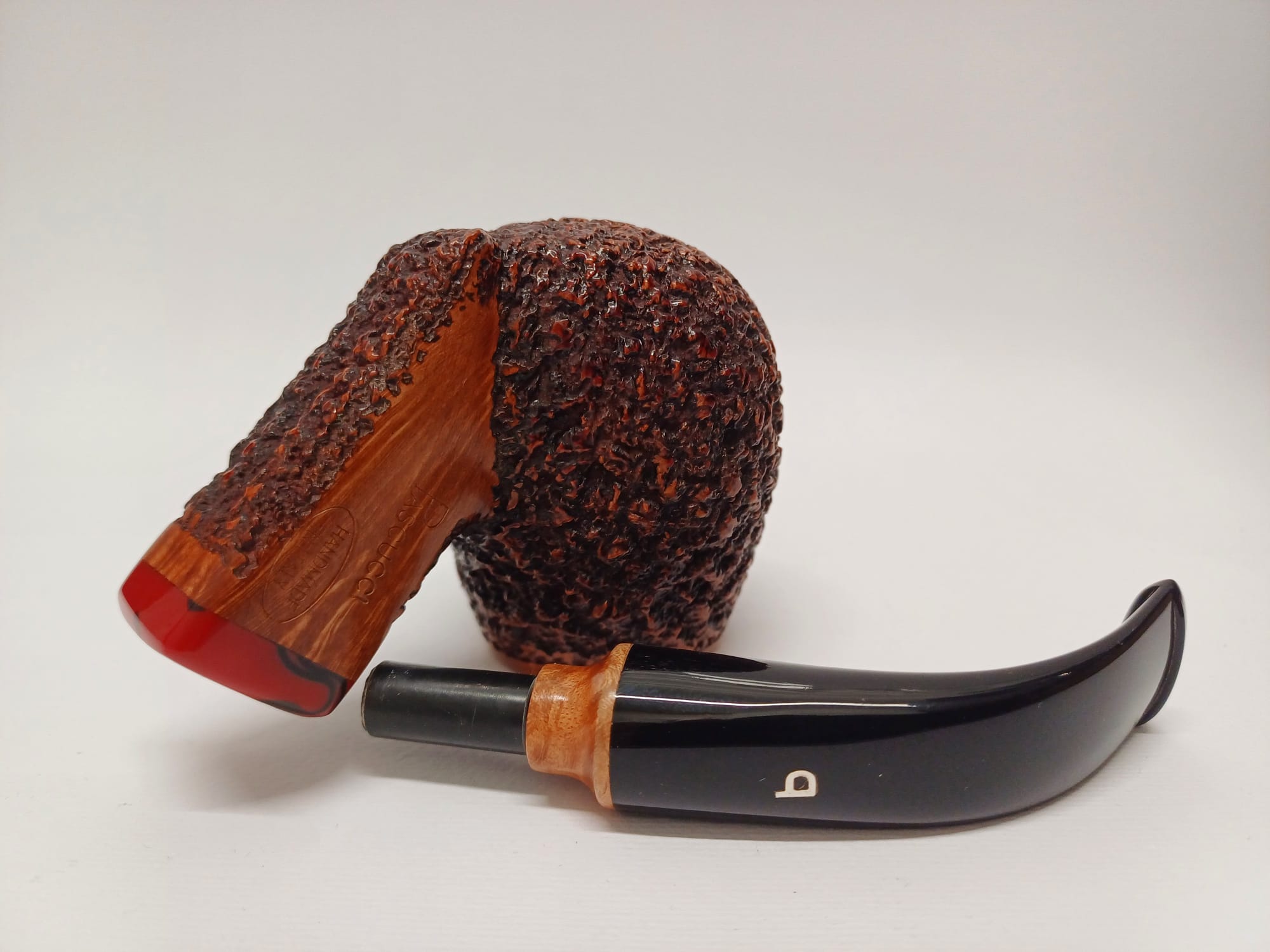 Mario Pascucci Pipa Rusticata - Vera in Plexiglass