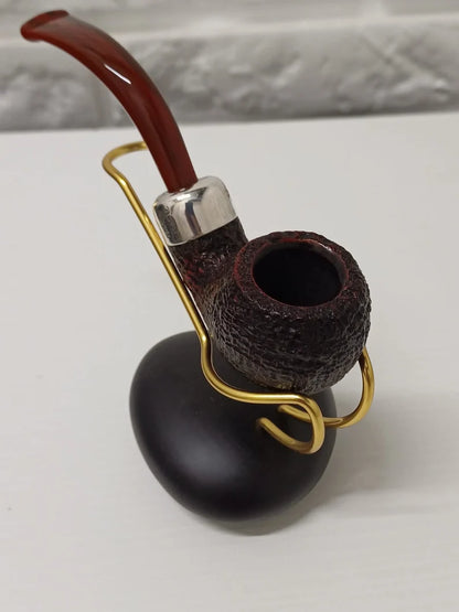 Peterson Kapries 03 Fishtail Pipe | SandBlast | Rusticated | Briar Excellent | Curve 