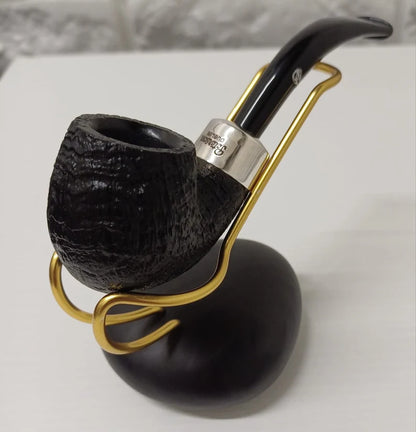 Peterson BlackRock Army 230 Pipe | SandBlast | Rusticated | Briar Excellent | Curve 