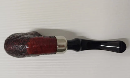 Peterson System Standard Sandblasted Pipe (305) P-Lip | Calabash | Rusticated | Briar Excellent | Curve 