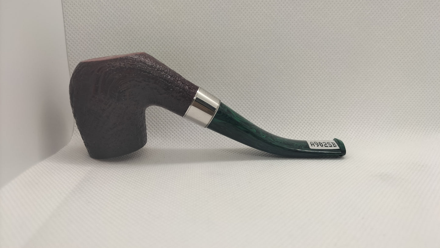 Ashton Pipa Artigianale Pebble Grain XX con Vera in Argento
