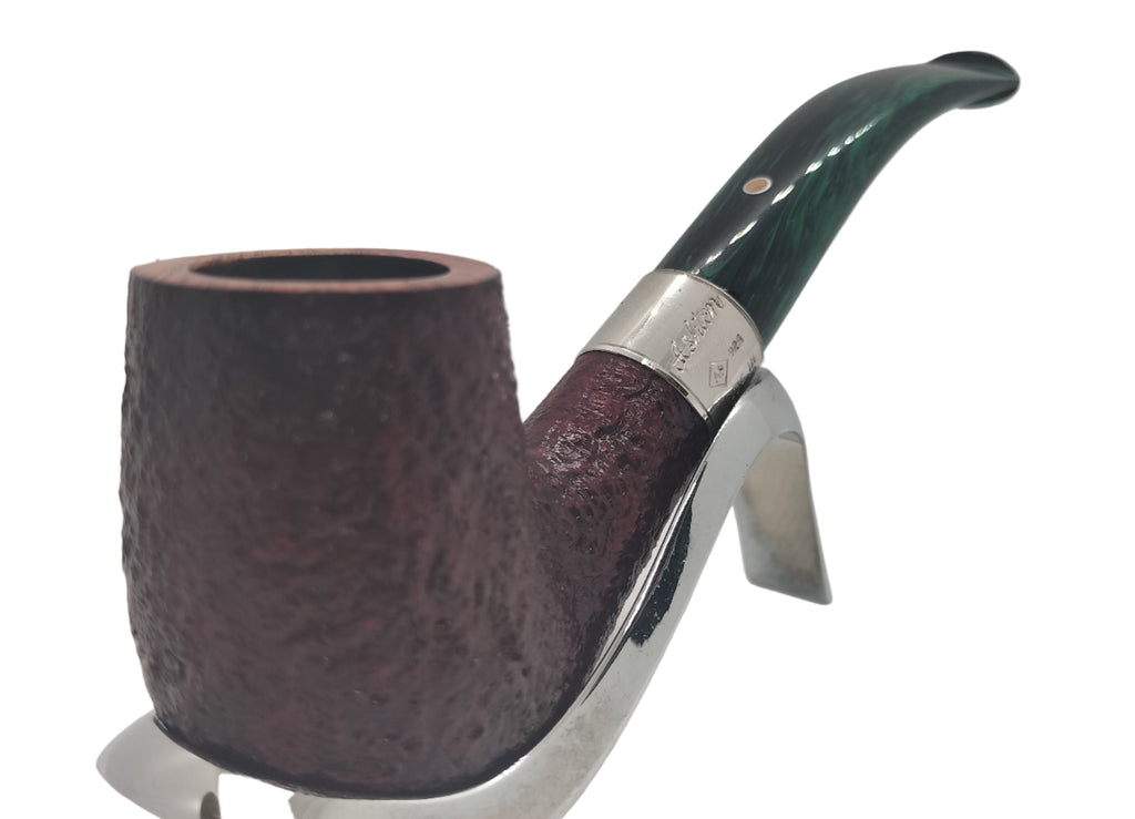 Ashton Pipa Artigianale Pebble Grain XX con Vera in Argento