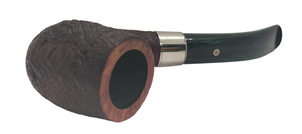 Ashton Pipa Artigianale Pebble Grain XX con Vera in Argento