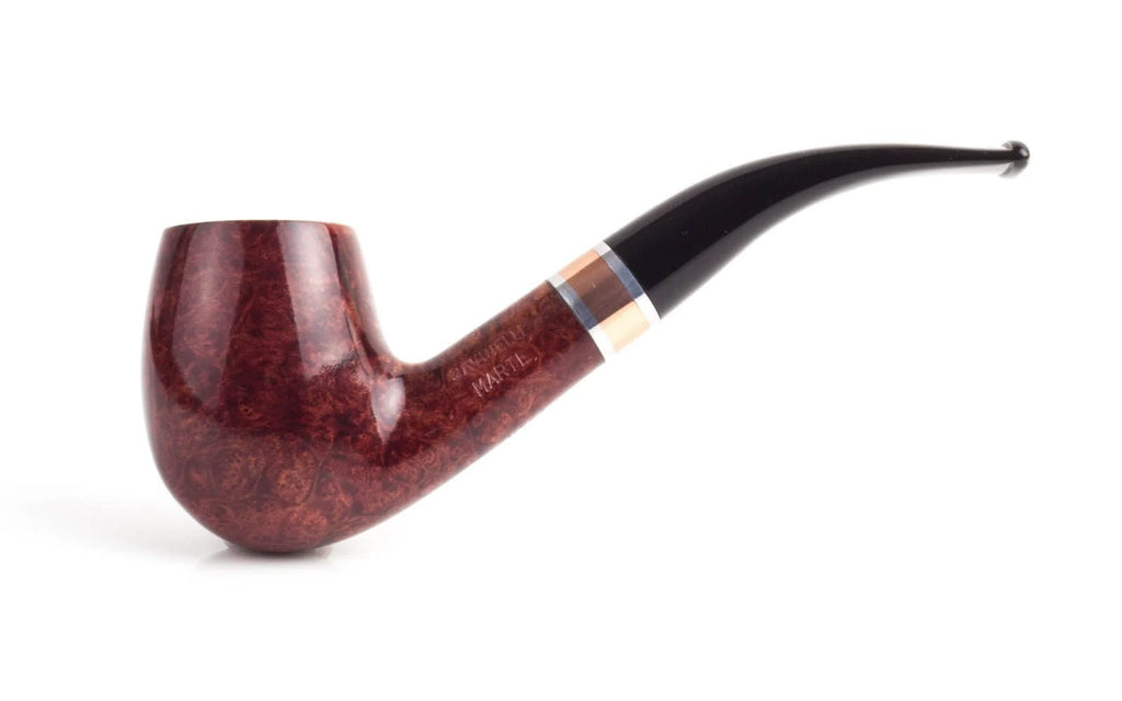 Pipa Savinelli Marte Liscio Bordeaux Modello 670 KS (Egg) | Veretta Alluminio e Rame