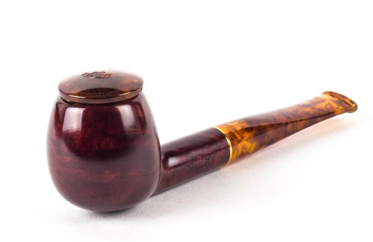 Pipa SAVINELLI Tortuga Liscia 207, in dotazione cappuccio coprifornello