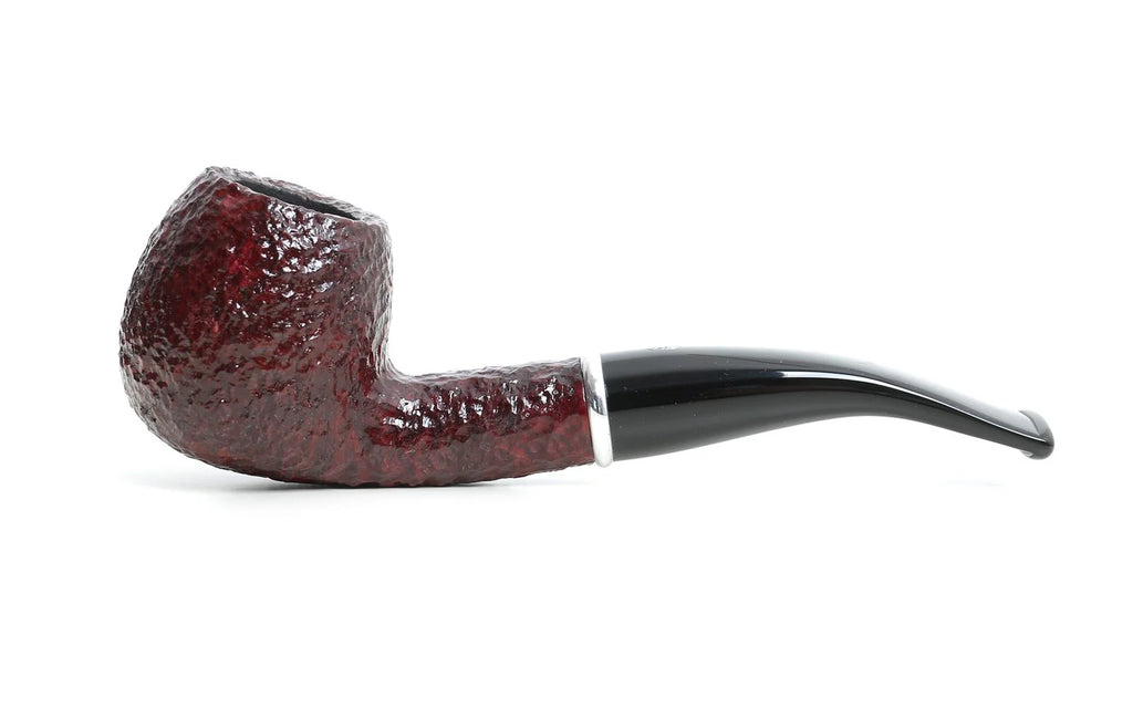 Pipa Savinelli Arcobaleno Rossa Rusticata Modello 626 (Bent Apple)