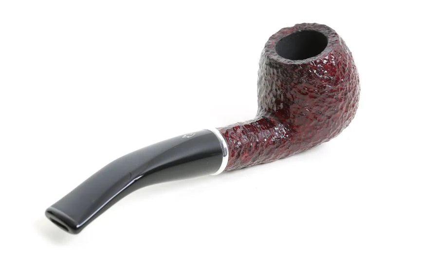 Pipa Savinelli Arcobaleno Rossa Rusticata Modello 626 (Bent Apple)