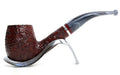 Pipe SAVINELLI Ivory 606 | Roomy | Billiards | Curve | KING SIZE | Smooth burgundy finish