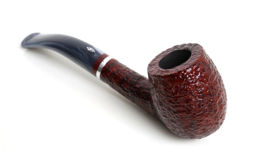 Pipe SAVINELLI Ivory 606 | Roomy | Billiards | Curve | KING SIZE | Smooth burgundy finish