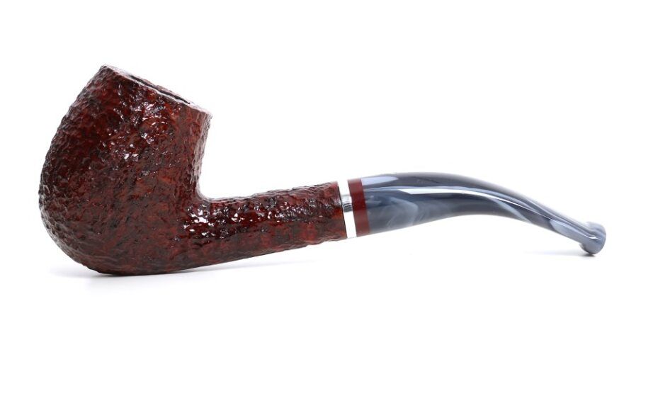 Pipe SAVINELLI Ivory 606 | Roomy | Billiards | Curve | KING SIZE | Smooth burgundy finish