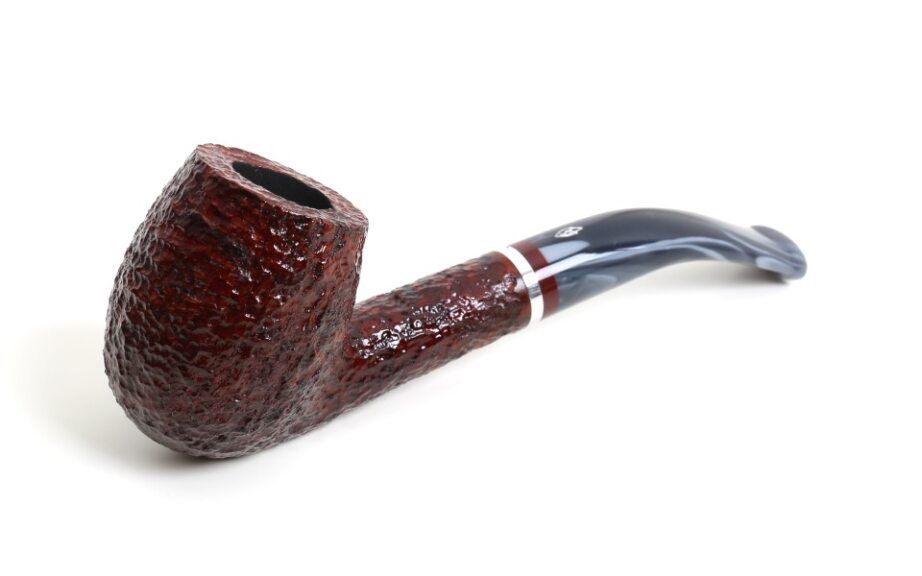 Pipe SAVINELLI Ivory 606 | Roomy | Billiards | Curve | KING SIZE | Smooth burgundy finish