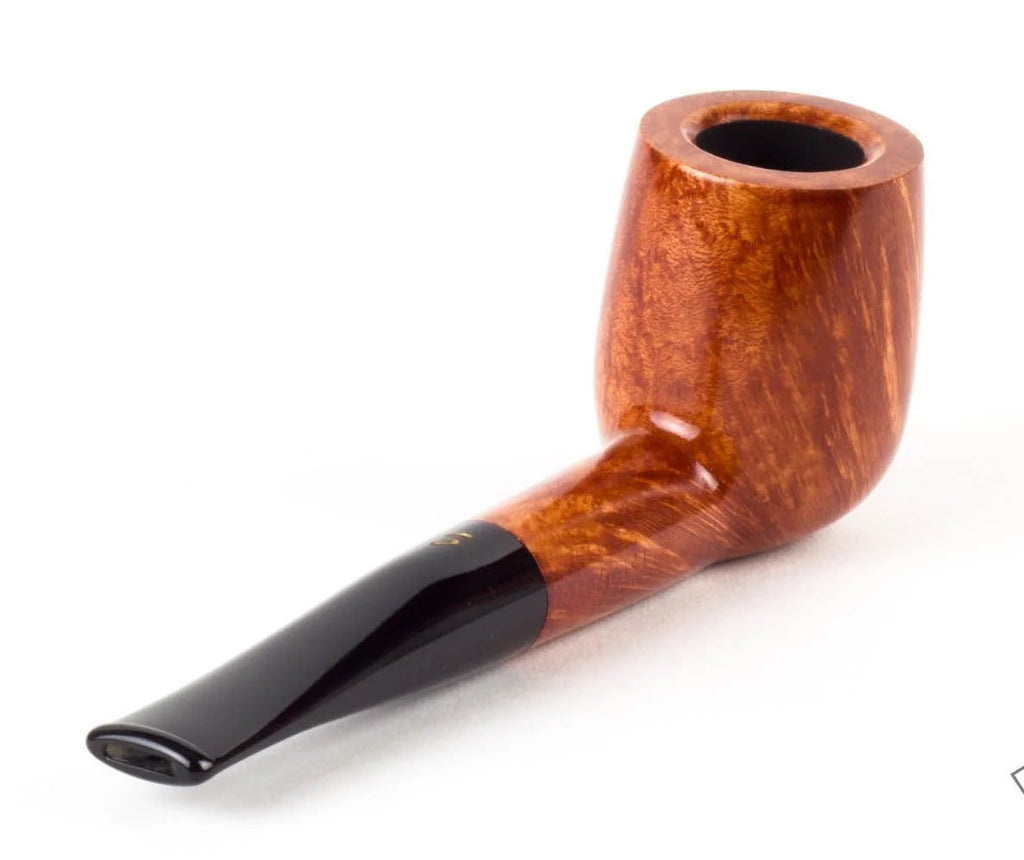 Pipa Savinelli Siena 141 KS — Finitura Liscia Chiara, Forma Billiard (King Size)